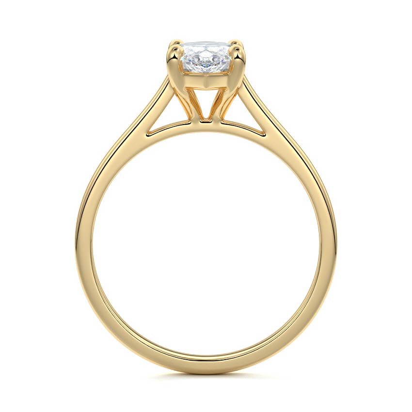 3.0 Carats Lab Grown Diamond Marquise Shape E-VS1 Solitaire Engagement Ring
