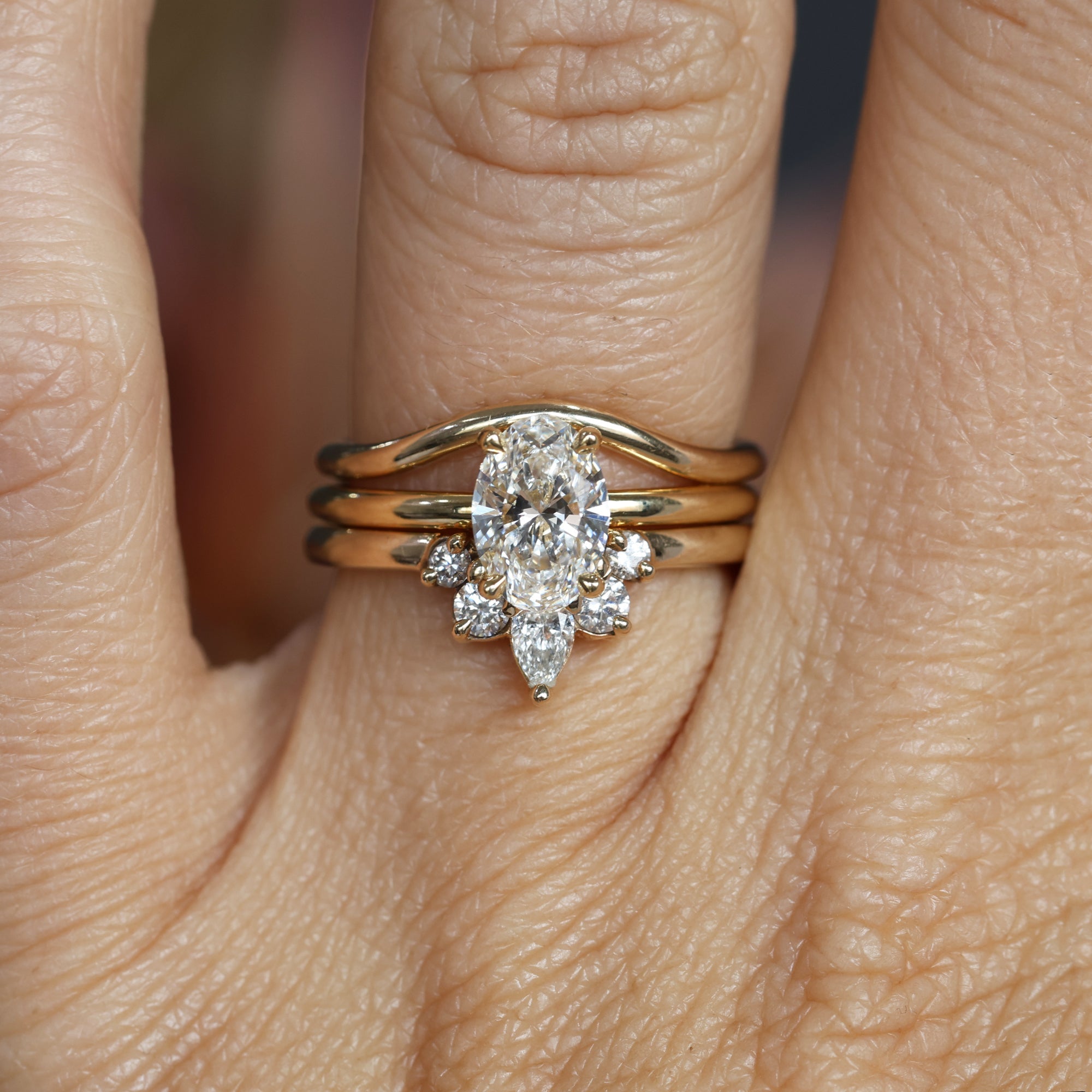 1.10 Carats Oval Shape Moissanite Solitaire Engagement Ring