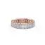 5.0 Carats Lab Grown Diamond Emerald Shape Full Eternity Wedding Band