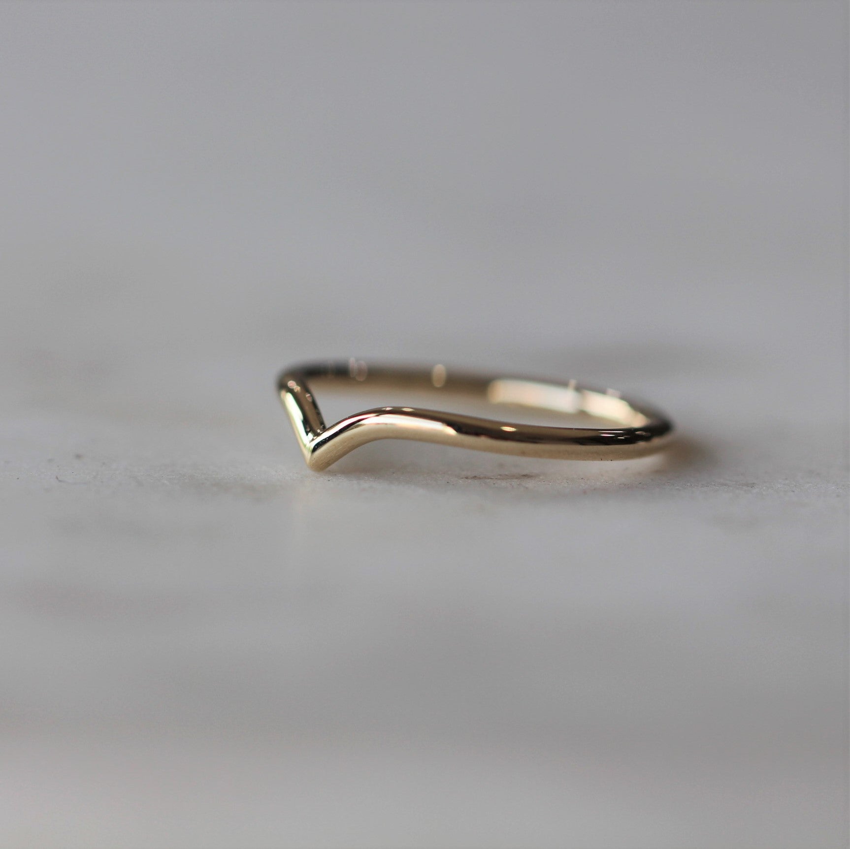 Classic Plain Curved Wedding Band