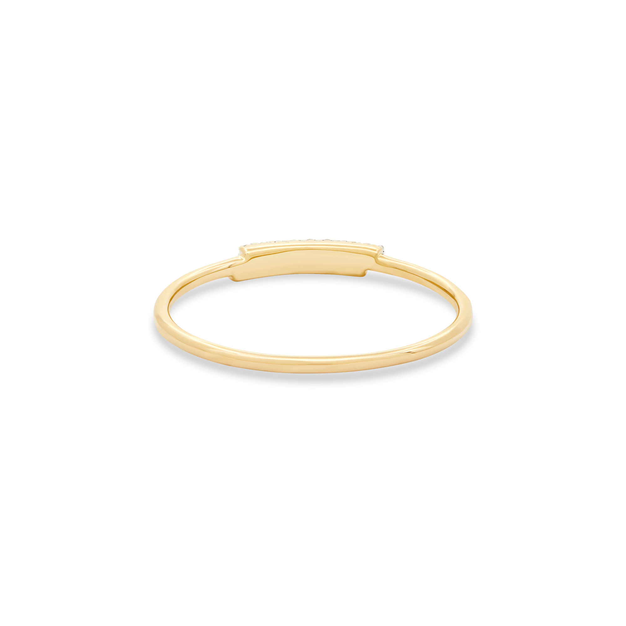 0.06 Carats Lab Grown Diamond Round Shape Minimalist Wedding Band
