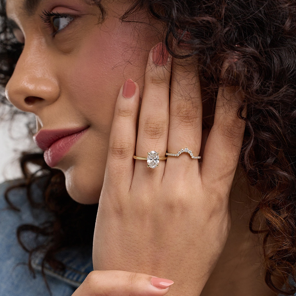 1.50 Carats Lab Grown Diamond Oval Shape E-VS1 Solitaire Engagement Ring