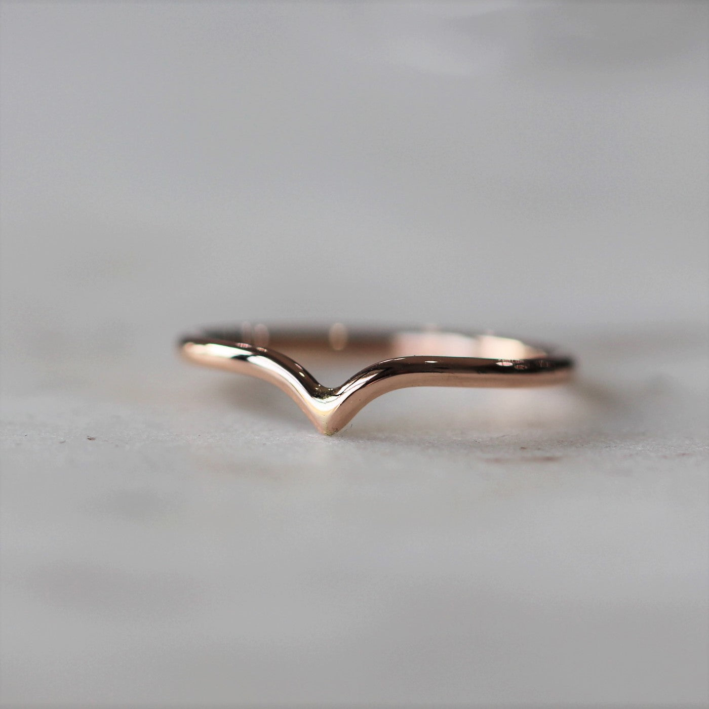 Classic Plain Curved Wedding Band