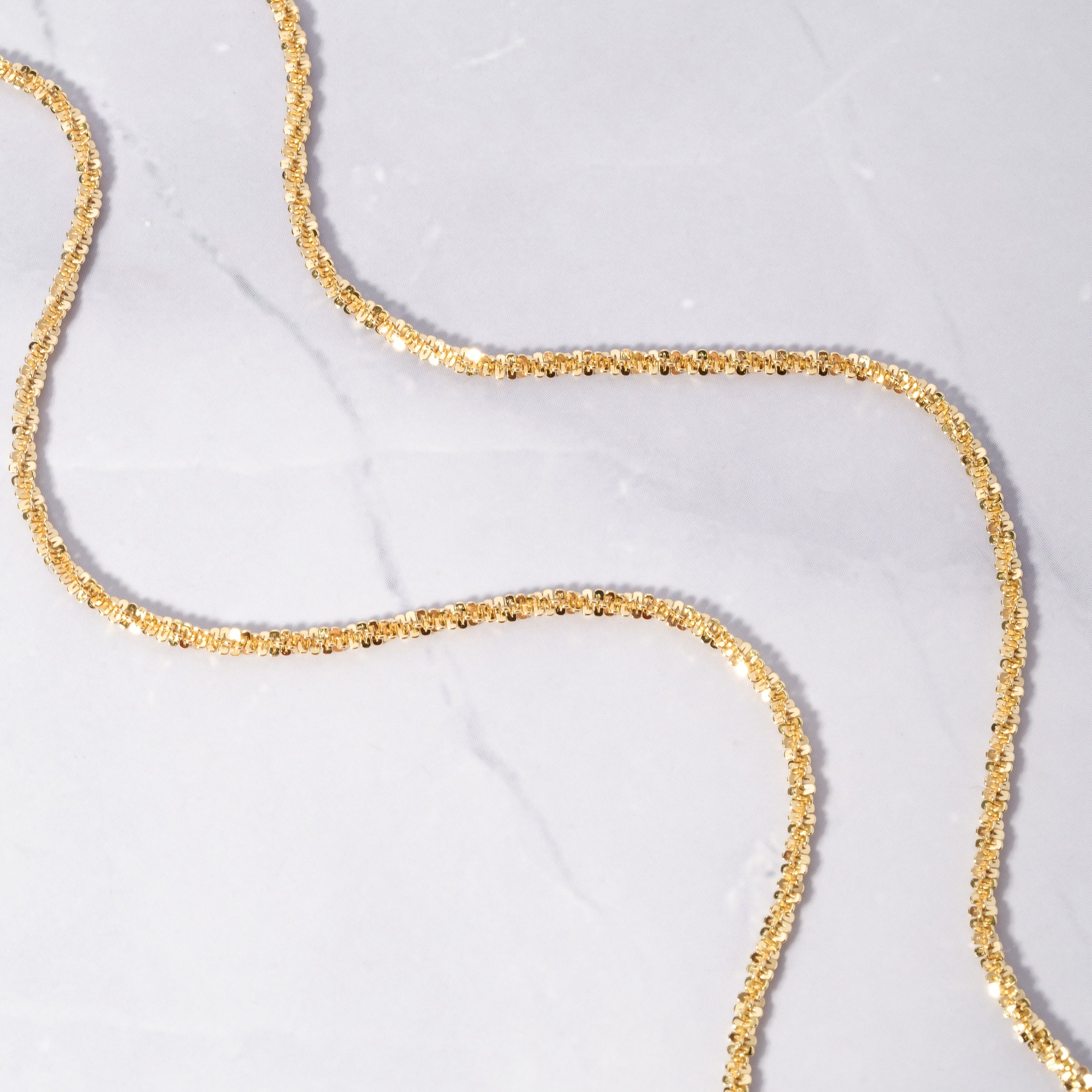 Plain Gold Chain Necklace