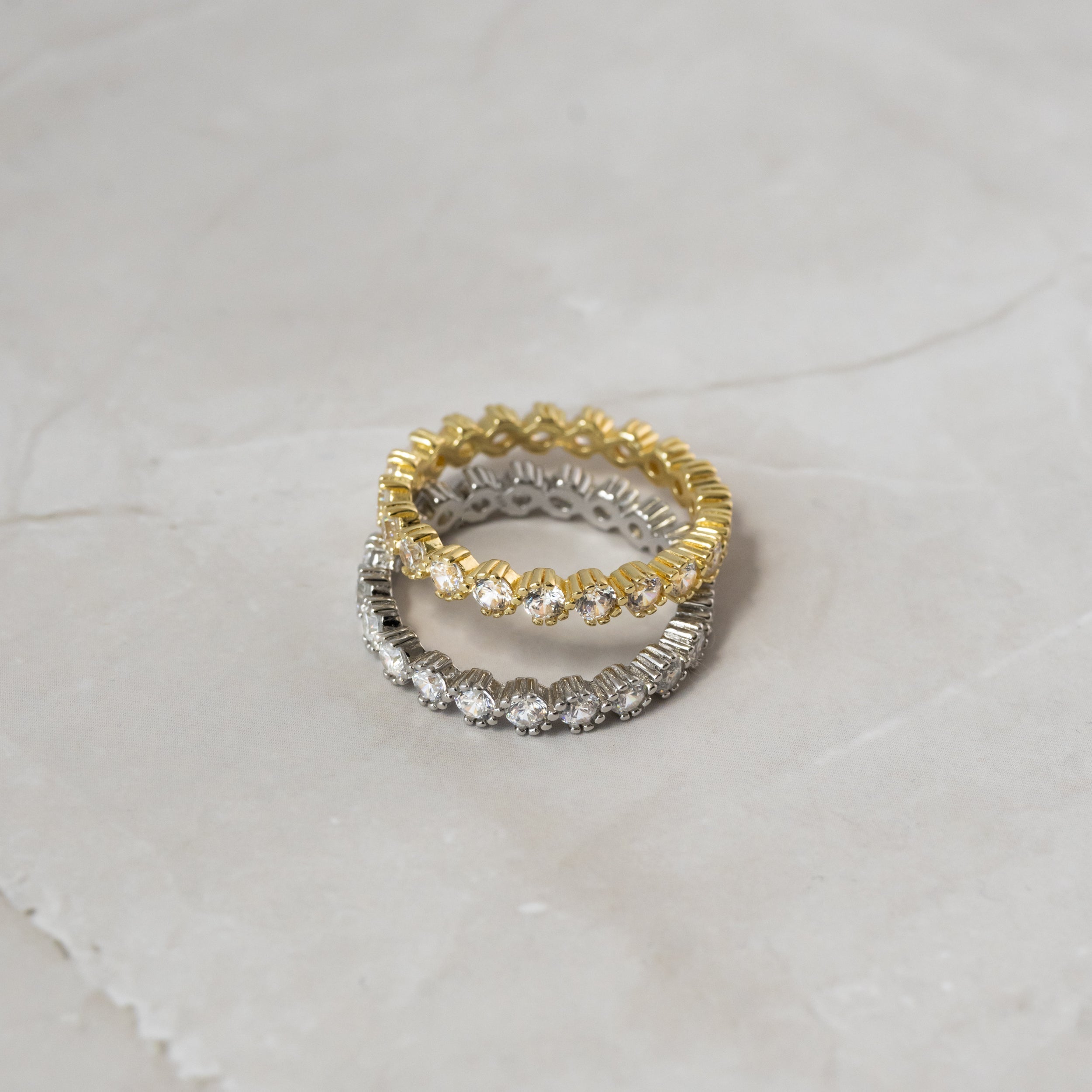 1.10 Carats Moissanite Round Cut Full Eternity Setting Wedding Band