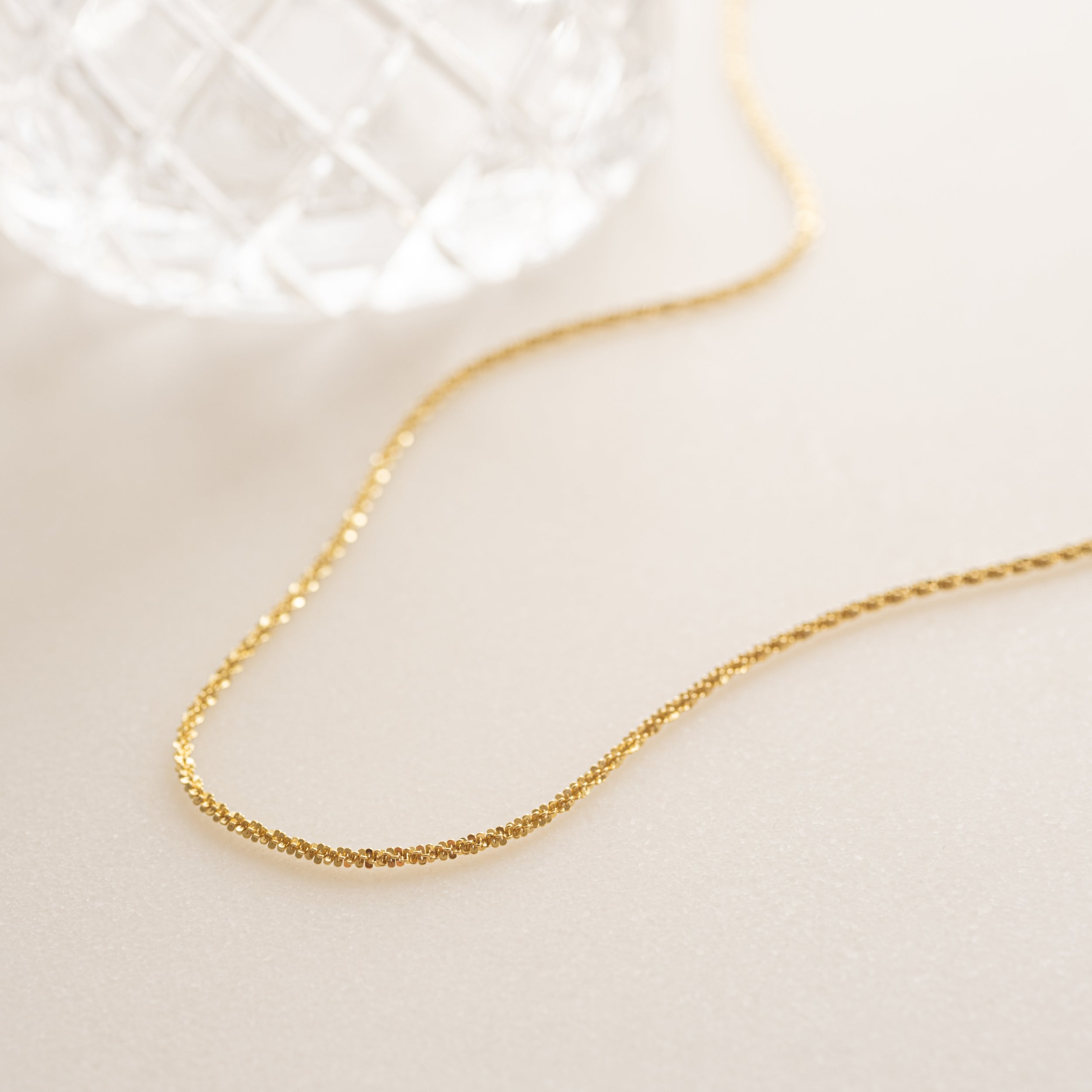 Plain Gold Chain Necklace