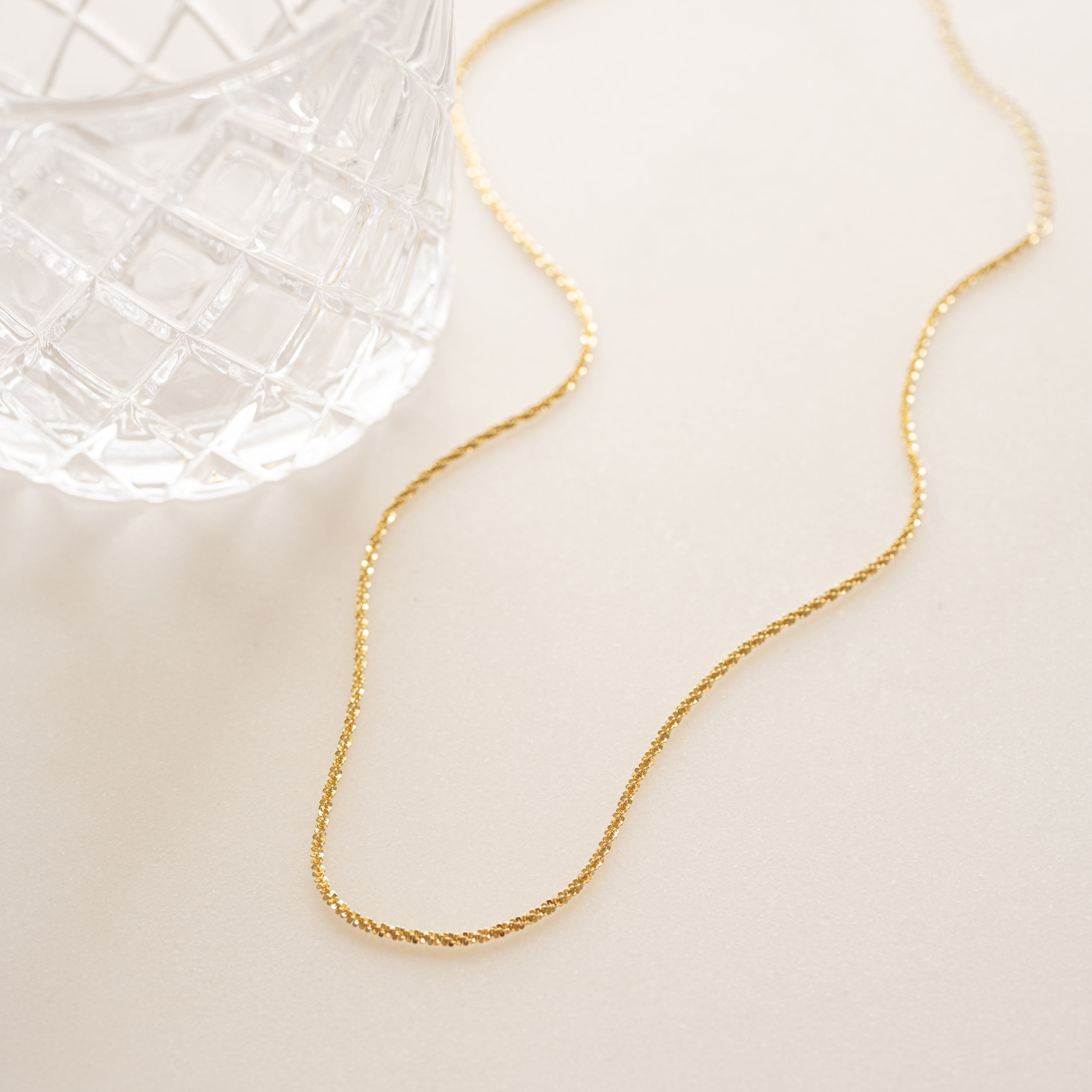 Plain Gold Chain Necklace