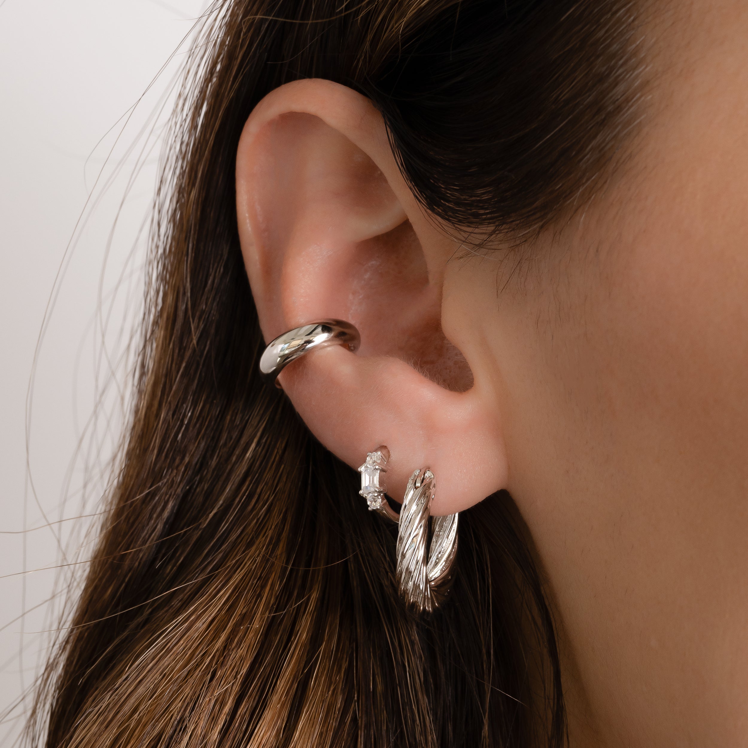 Ear Cuff Stud Earrings