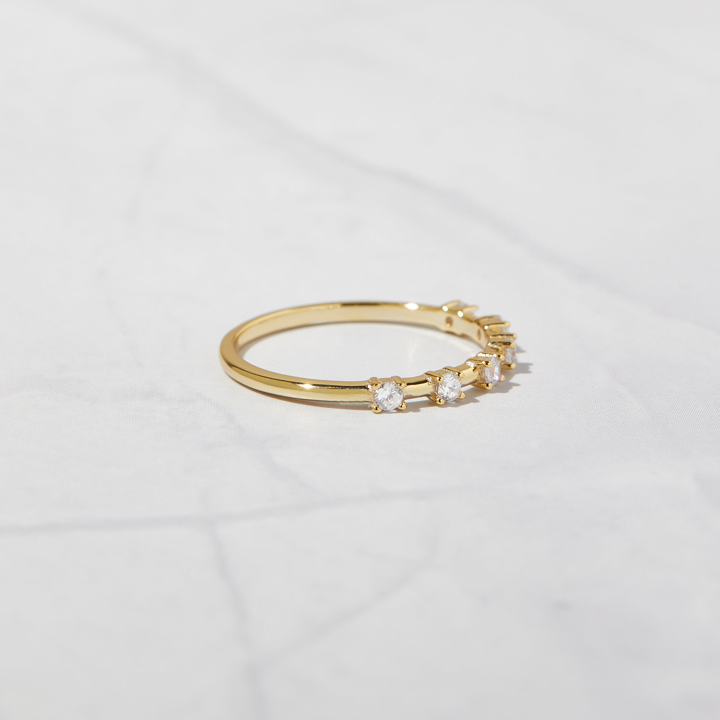 0.20 Carats Moissanite Round Eternity Style Wedding Band