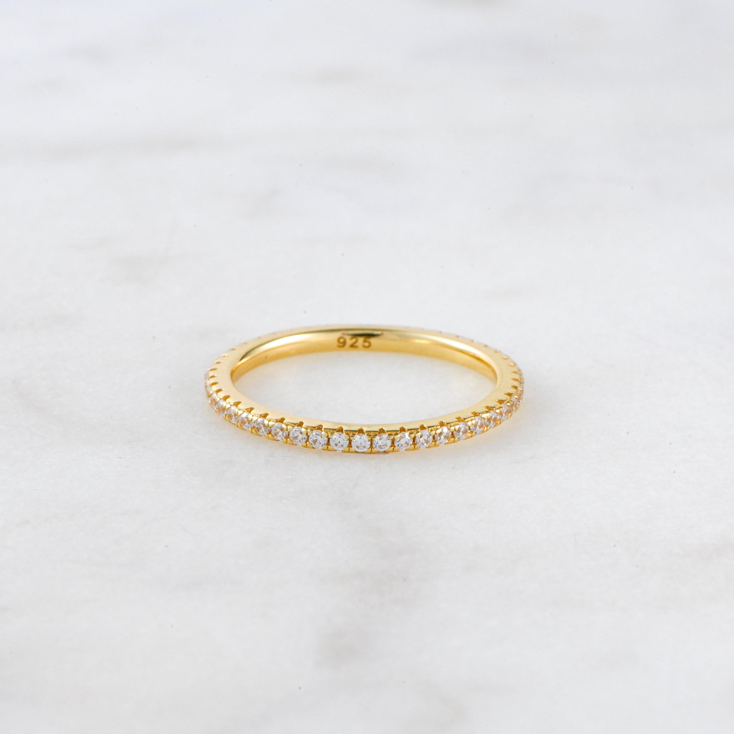 0.30 Carats Moissanite Round Cut Eternity Wedding Band
