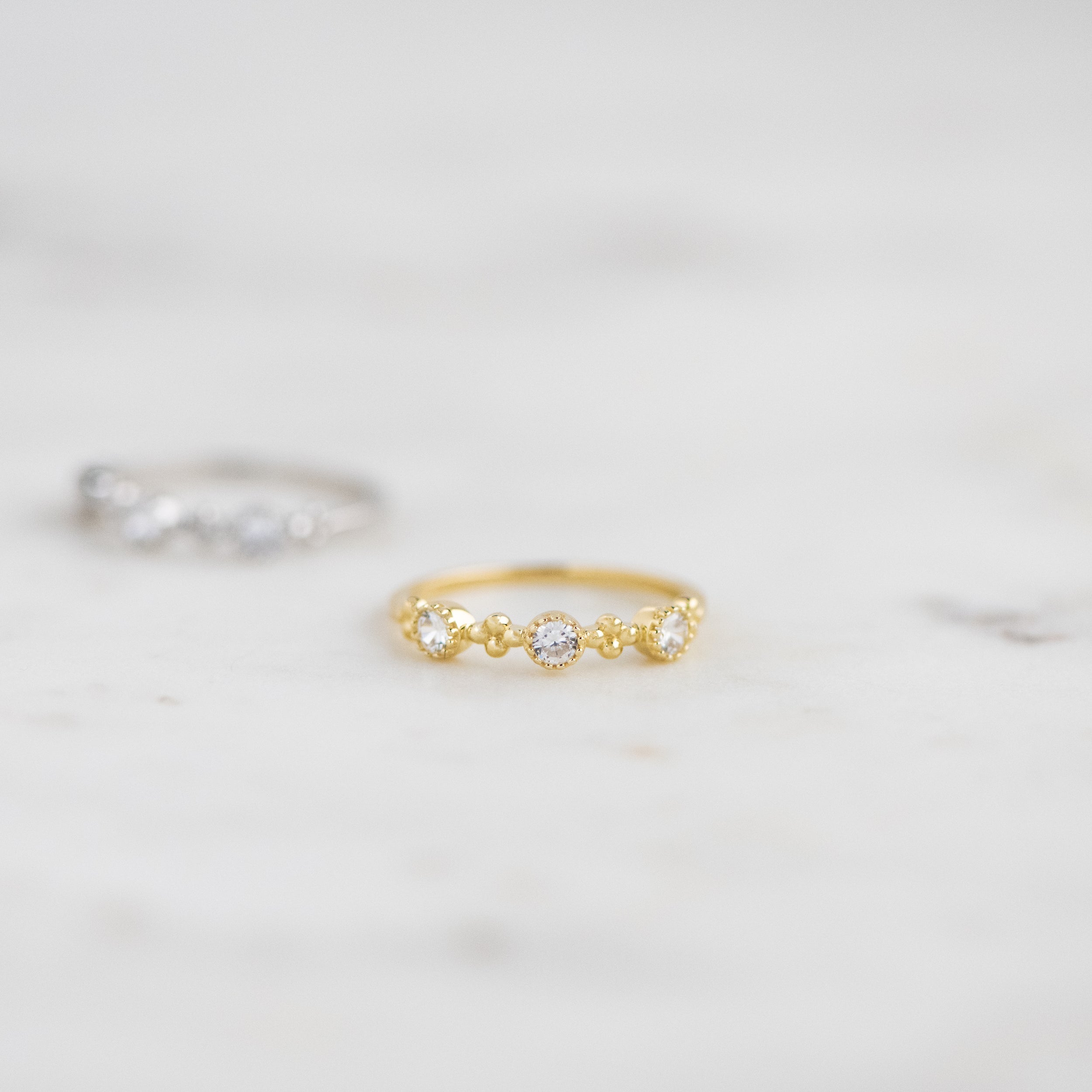 0.35 Carats Moissanite Round Eternity Style Wedding Band