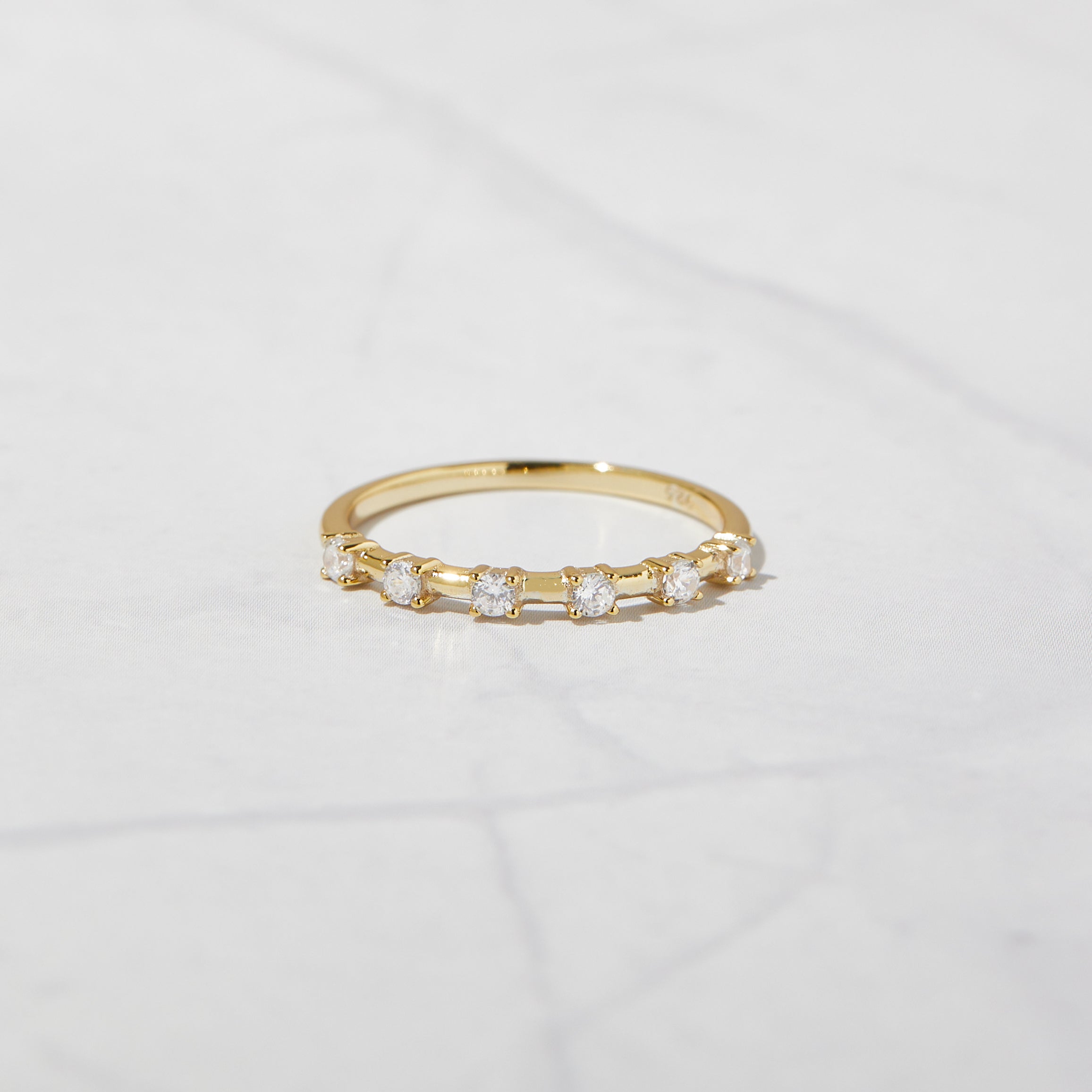 0.20 Carats Moissanite Round Eternity Style Wedding Band