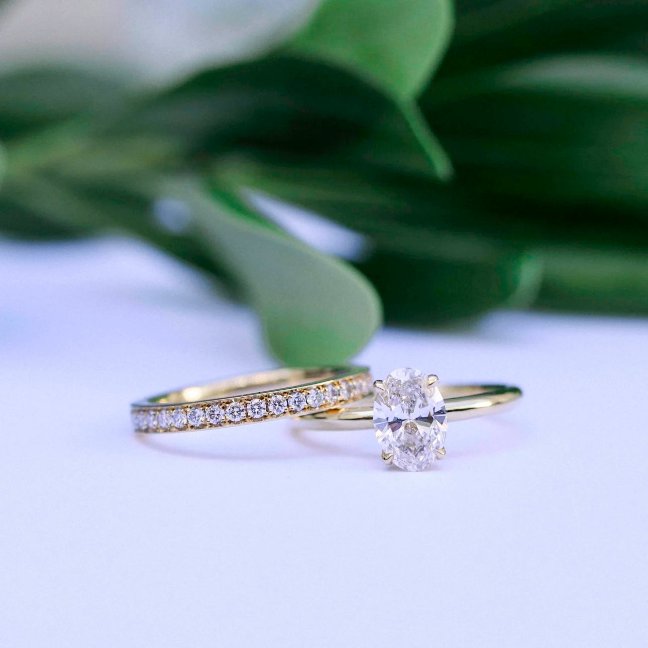 0.55 Carats Lab Grown Diamond Round Shape Full Eternity Wedding Band